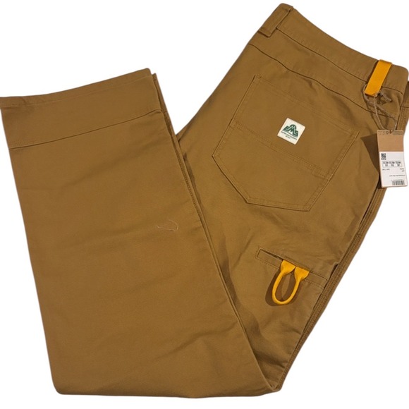 Eastern Mountain Sports Other - EMS Fencemender Rebar pants men's size 40/32 new with tags double knee gold tan